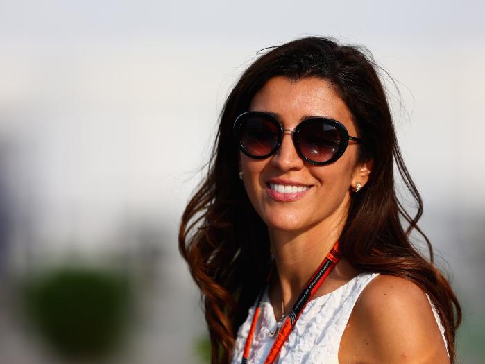 F1 Supremo Bernie Ecclestone's wife Fabiana Flosi