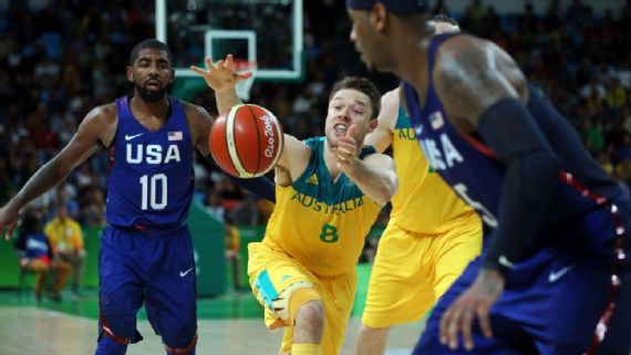 The scrappy and energetic Matthew Dellavedova, along with big man Andrew Bogut, have inspired an Australian team that gave Team USA almost all they could handle Wednesday. Australia has emerged as the biggest threat to the U.S. in Rio.