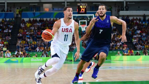 Klay finally turned up against France leading Team USA with 30 points.